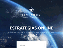 Tablet Screenshot of lineados.com